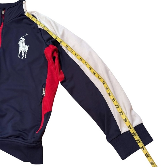 Vintage 2013 US Open RLX Ralph Lauren Jacket Women’s Size XL Blue Tennis - Picture 3 of 8